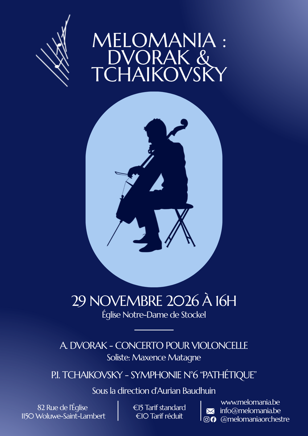 Affiche : Dvorak & Tchaikovsky